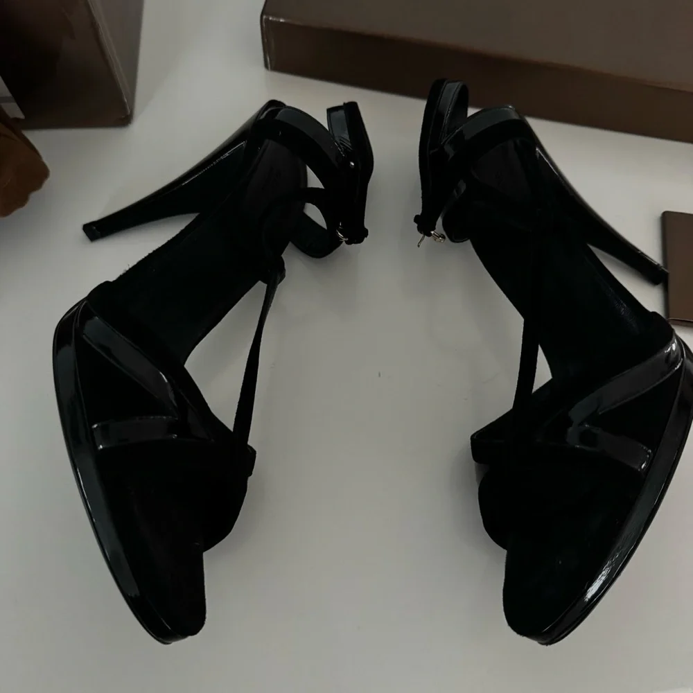 Gucci 4” black heels size 9 b - Picture 9 of 16
